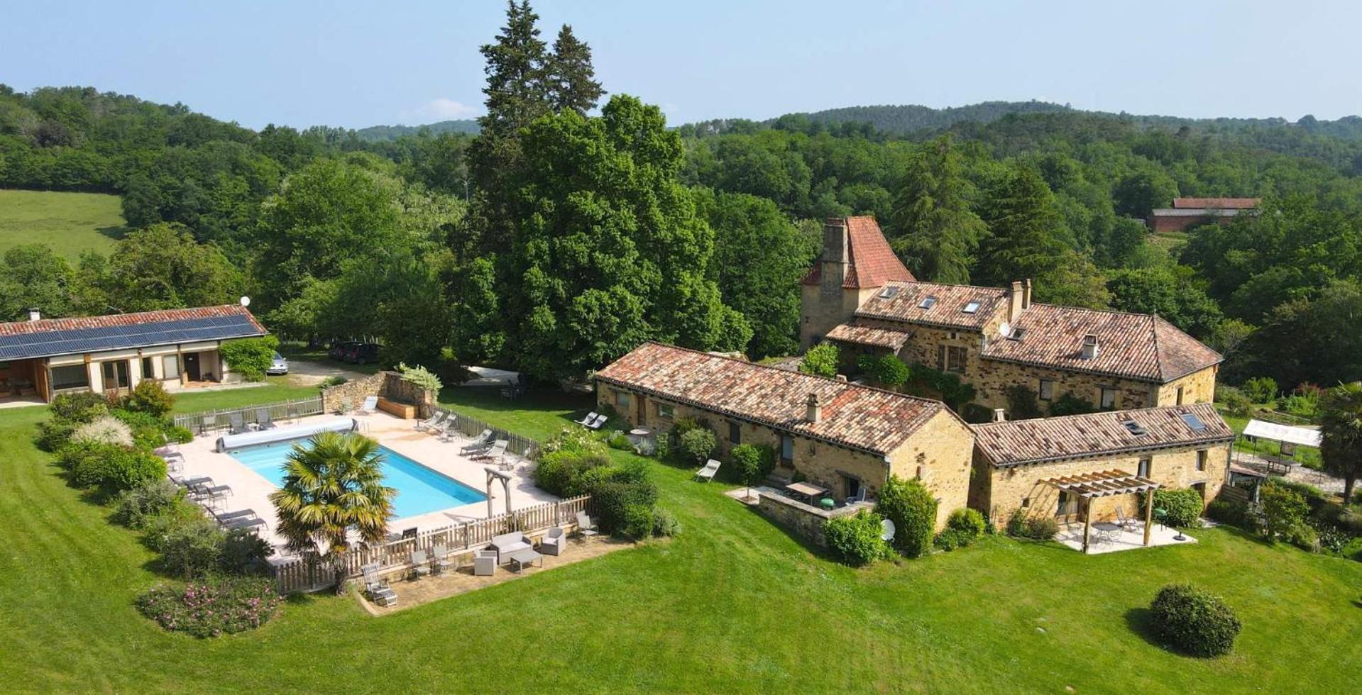 Domaine De Cournet Haut, A 17Th Century Property Set On A Calm, Idyllic Domain With Pool, Tennis, Bikes And More Les Vauries Esterno foto