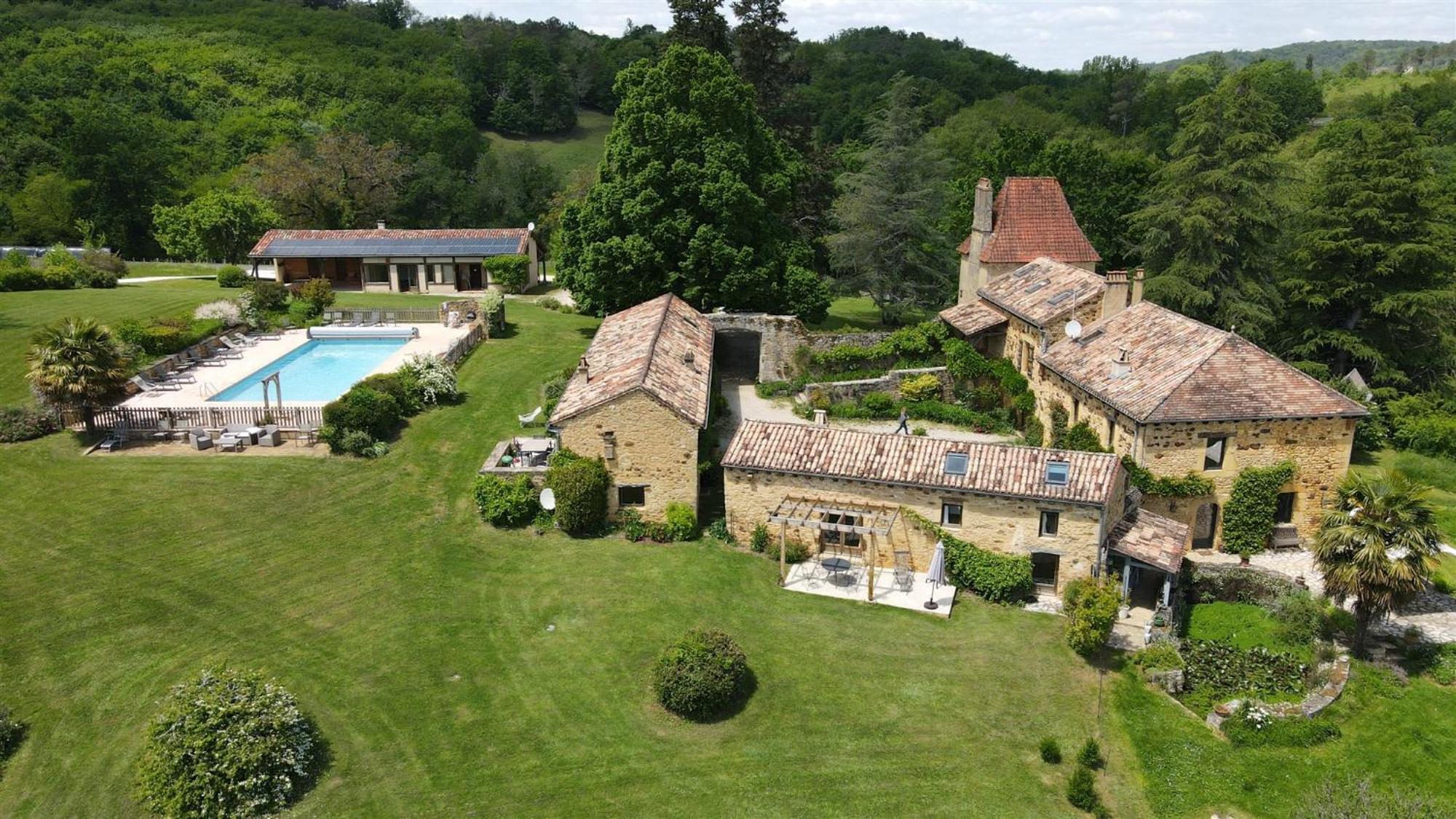 Domaine De Cournet Haut, A 17Th Century Property Set On A Calm, Idyllic Domain With Pool, Tennis, Bikes And More Les Vauries Esterno foto