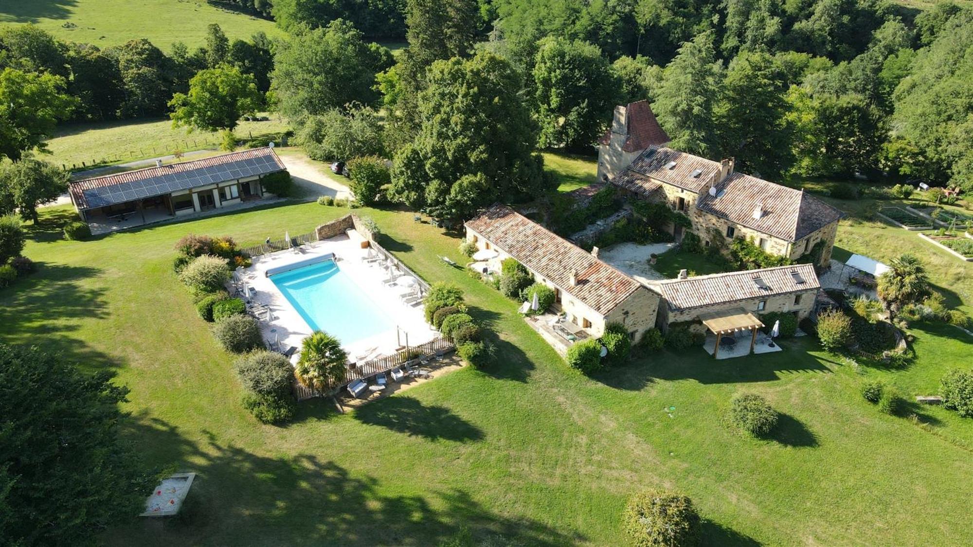 Domaine De Cournet Haut, A 17Th Century Property Set On A Calm, Idyllic Domain With Pool, Tennis, Bikes And More Les Vauries Esterno foto